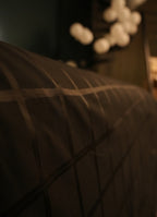 Black Cotton Satin Duvet Cover