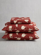 Scarlet Tulip Cotton BedSheet 3pcs