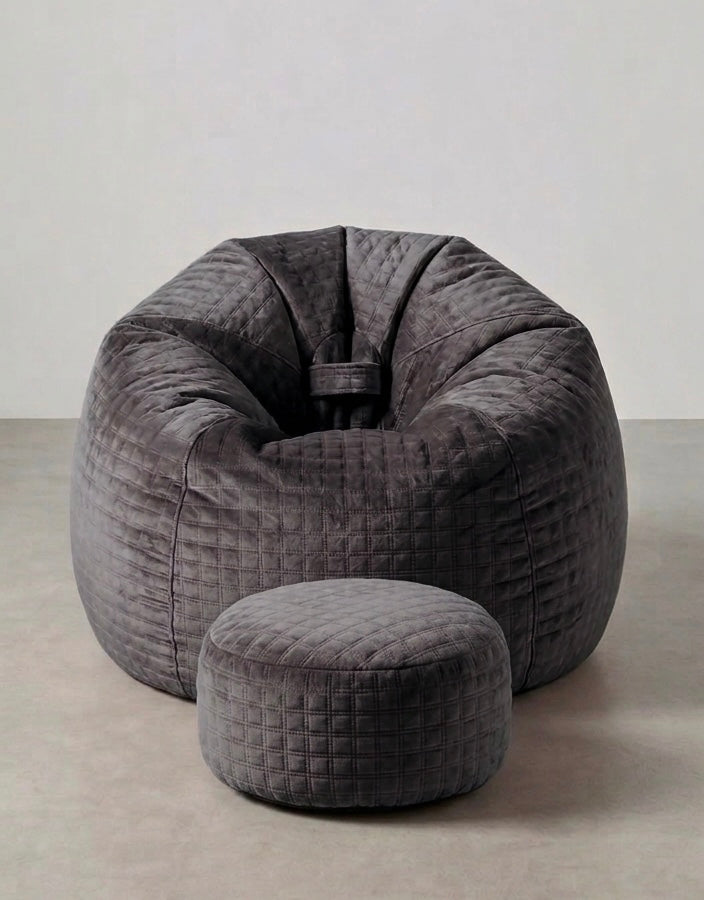 Premium Velvet Bean Bag Chair – Soft & Stylish Comfort