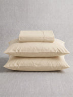 Beige Cotton Sateen Bedsheet 400 tc