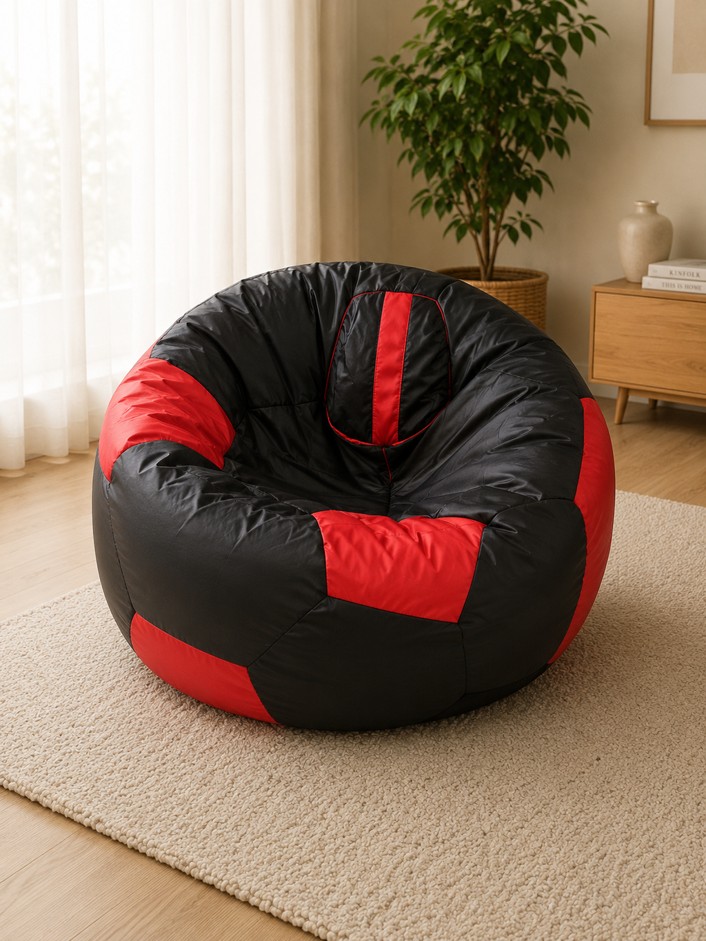 Kids Football Bean Bag Chair – Soft, Cozy & Comfortable