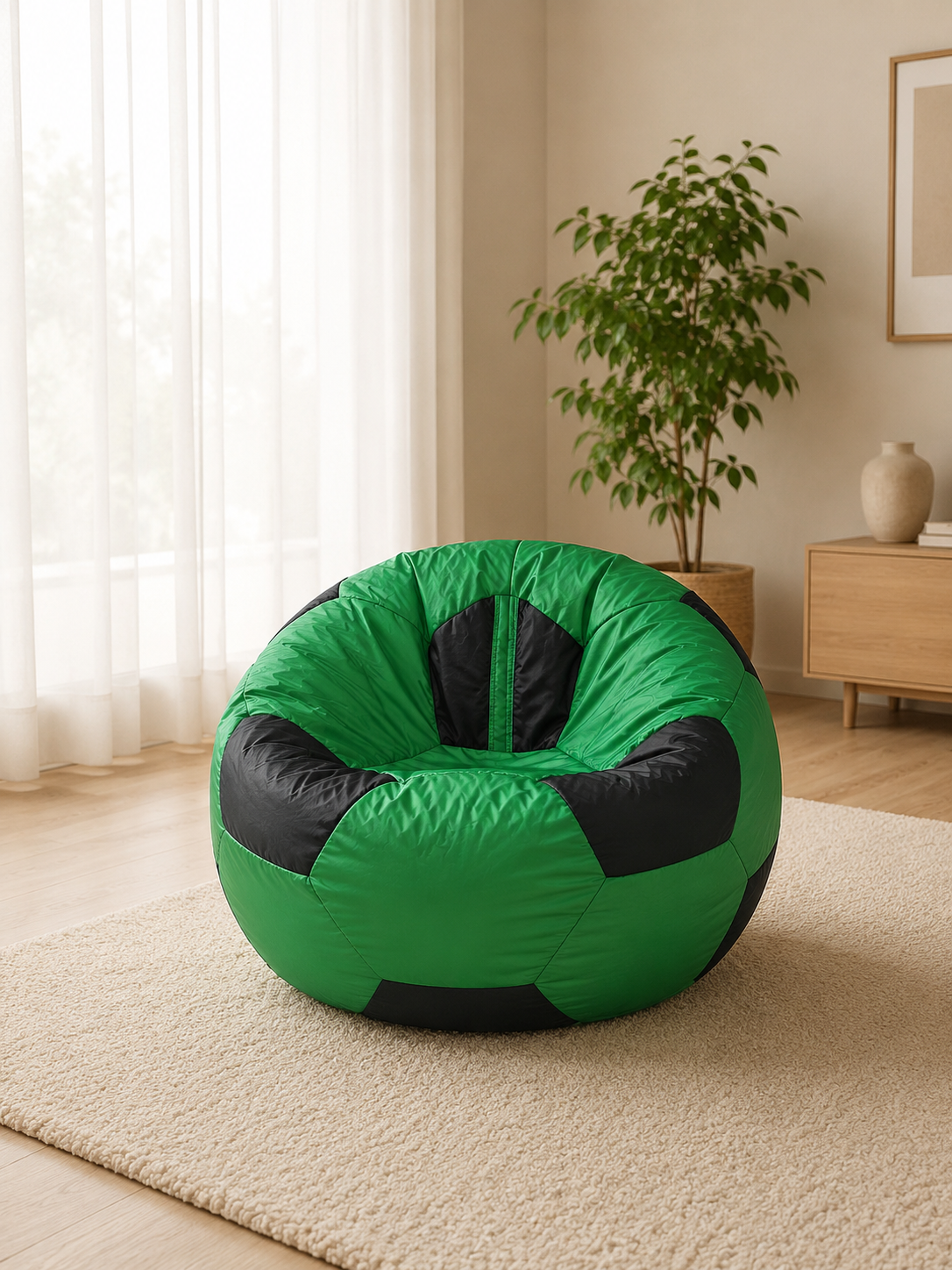 Kids Football Bean Bag Chair – Soft, Cozy & Comfortable