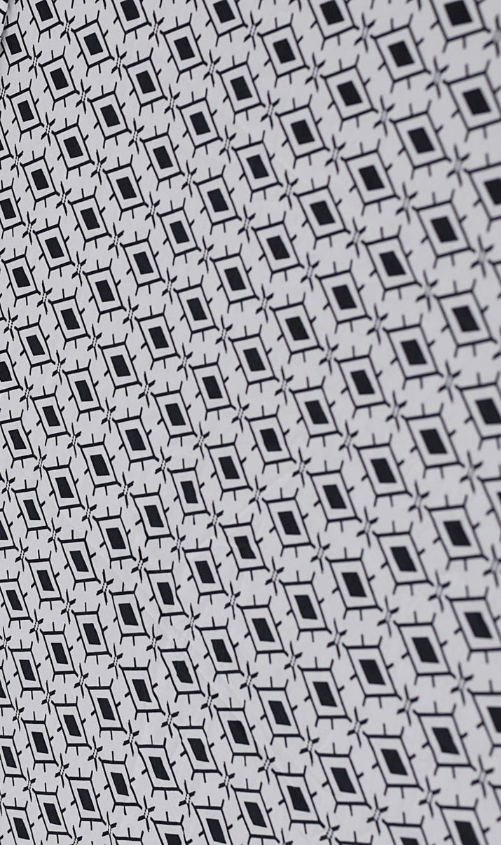 Soft Cotton Daimond in black 3 Pcs Printed Bedsheet Set