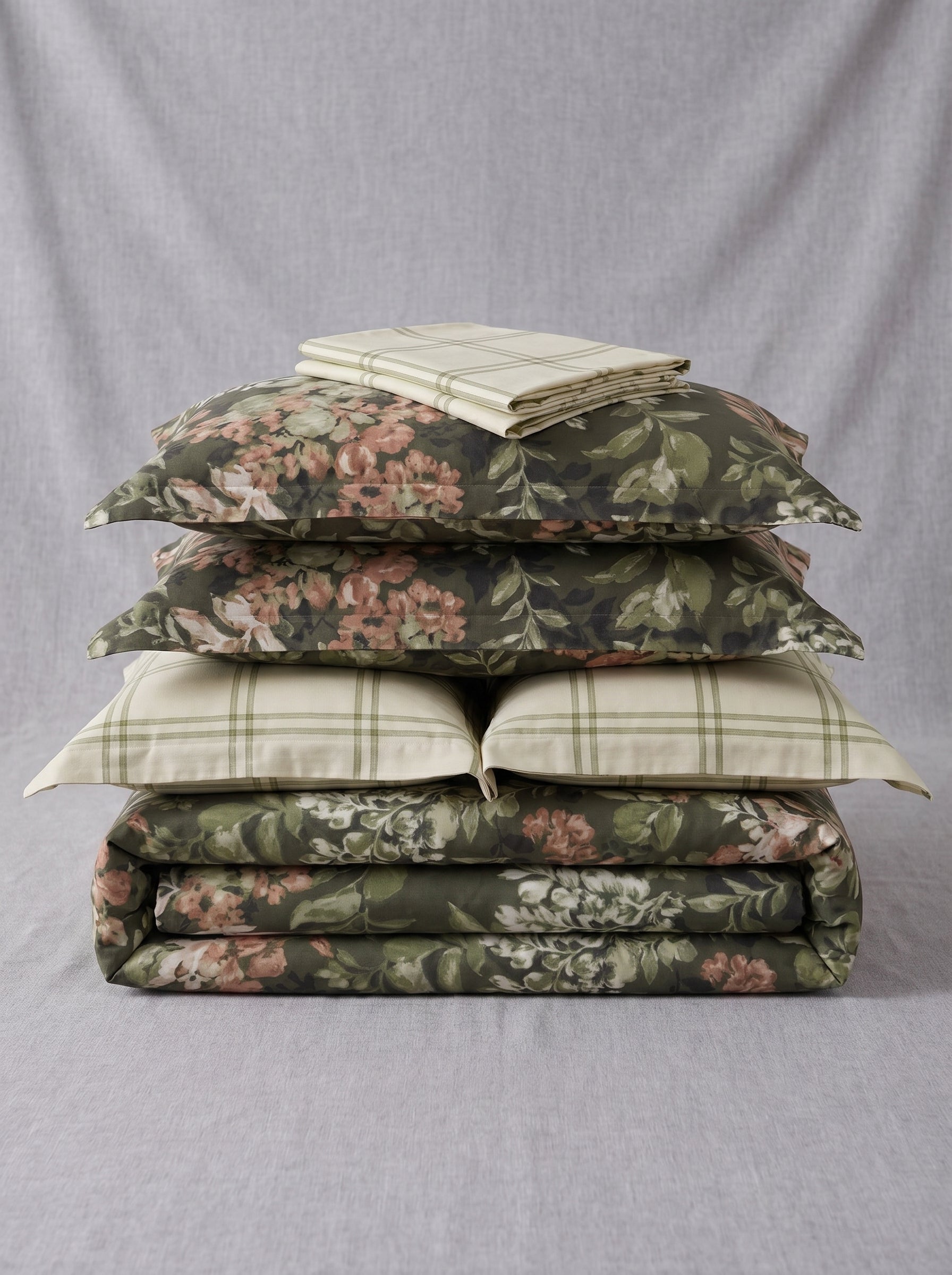 Garden Whisper Bedsheet + Duvet Cover 6 pcs
