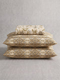 Heritage Vine Printed Cotton King Bed Sheet Set