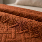 Ultra Sonic Brown Bedsheet