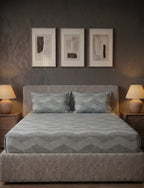Percale 3 Pcs Printed Bedsheet Set - image 2