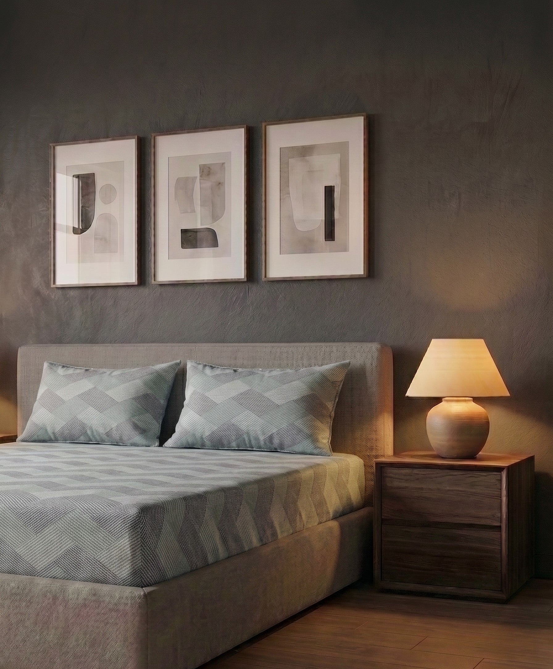 Percale 3 Pcs Printed Bedsheet Set - image 4