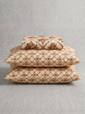 Provence Trellis Printed Cotton King Bed Sheet Set