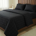Black Cotton Satin Duvet Cover