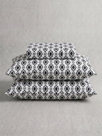Soft Cotton Diamond in black 3 Pcs Printed Bedsheet Set