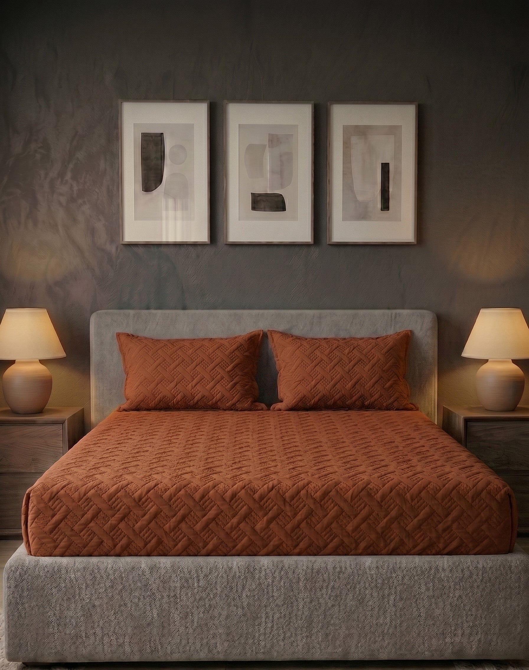 Ultra Sonic Brown Bedsheet - image 2