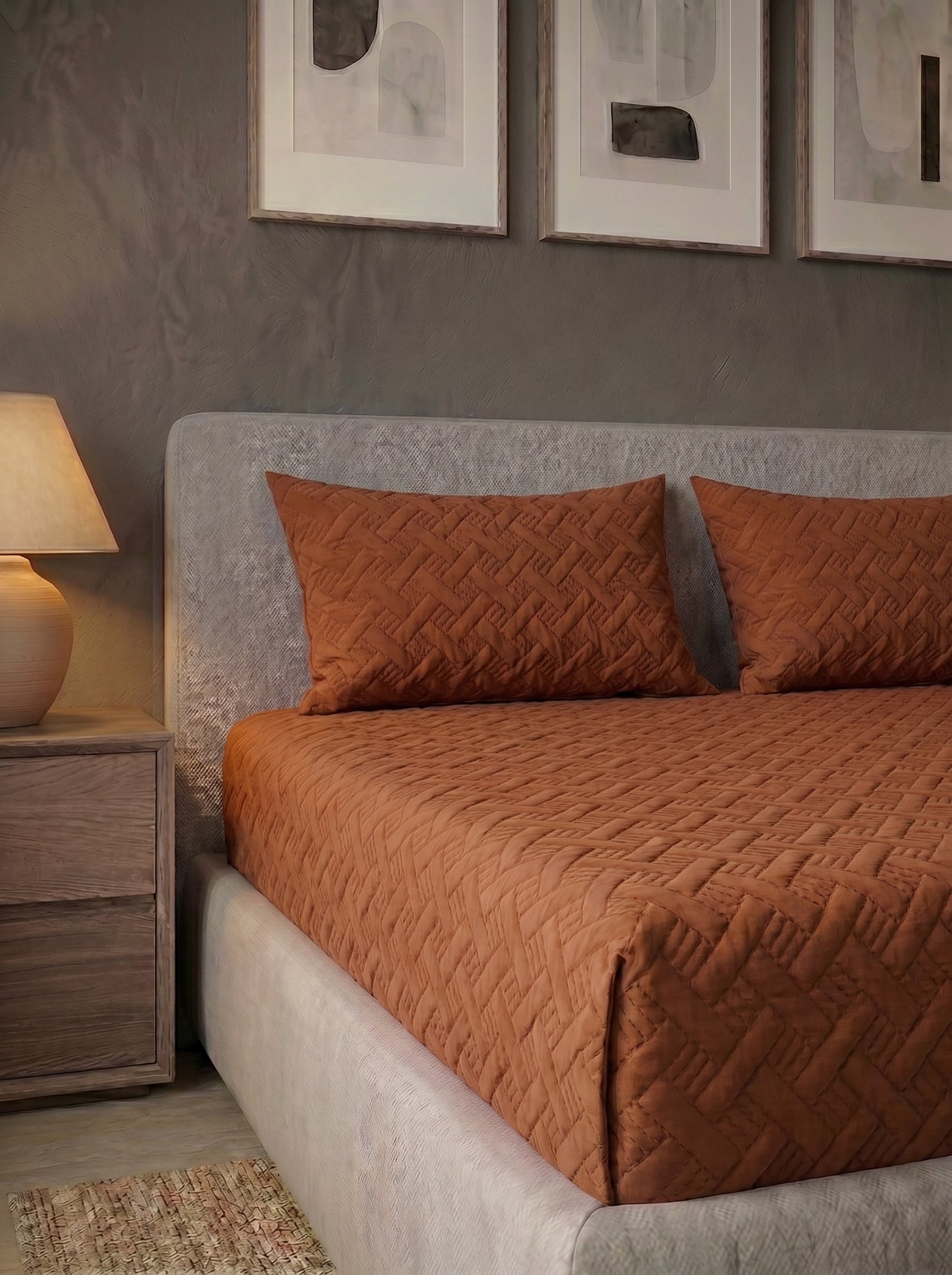Ultra Sonic Brown Bedsheet - image 3
