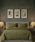 Green Cotton Sateen Duvet Cover (set) - image 2