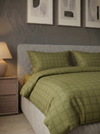 Green Cotton Sateen Duvet Cover (set) - image 3