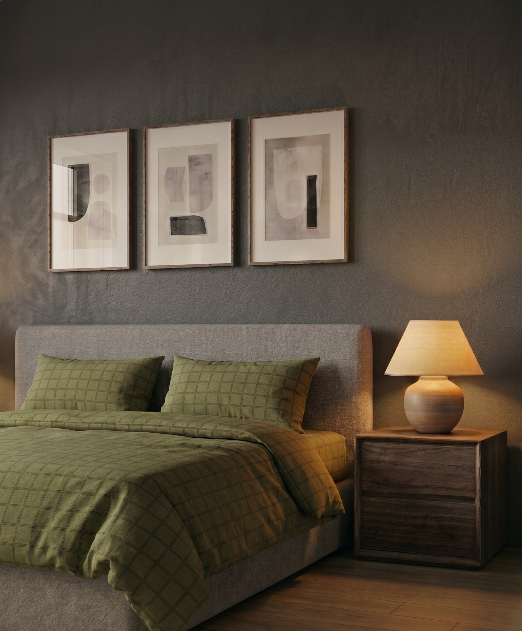 Green Cotton Sateen Duvet Cover (set) - image 4